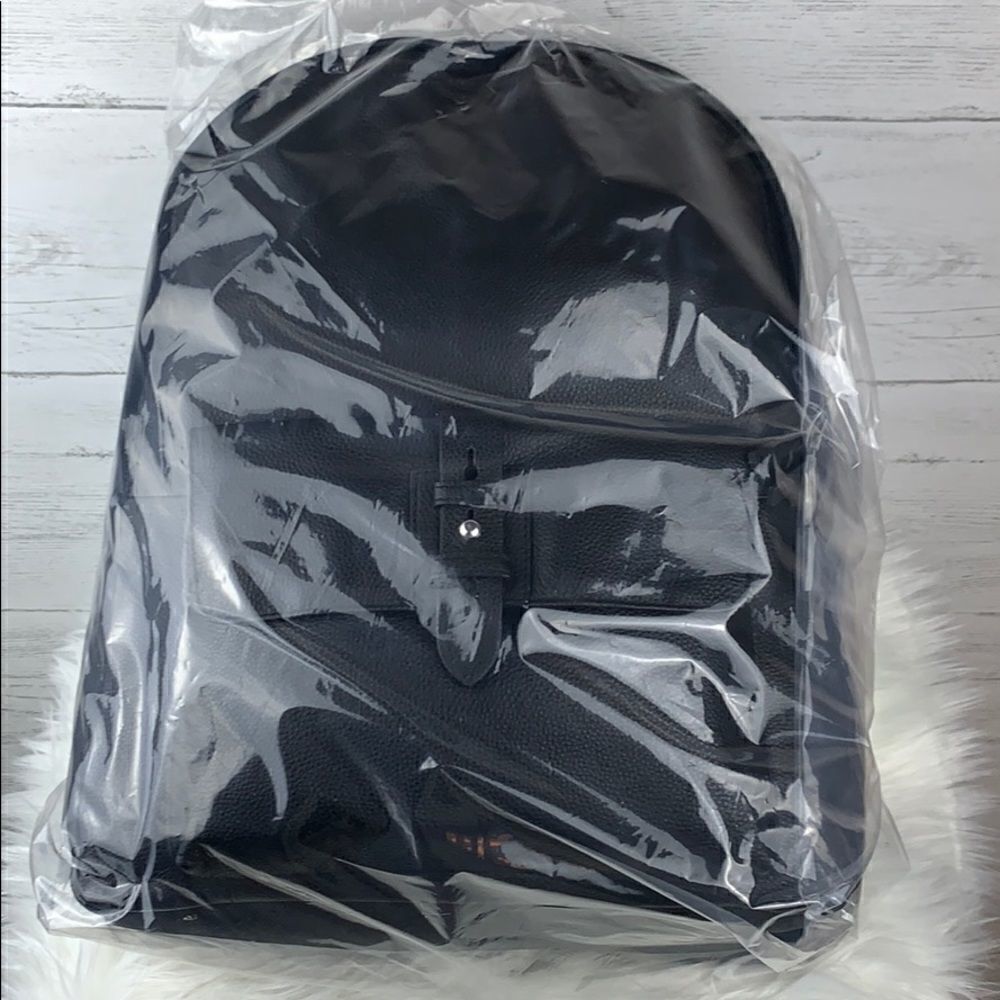 Cole Haan Leather Backpack - Picture 5 of 6